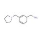 3-Pyrrolidin-1-ylmethylbenzylamine (CAS 91271-78-2) - chemical structure image