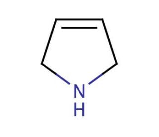 3-Pyrroline (CAS 109-96-6) - chemical structure image