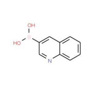 3-Quinolineboronic acid (CAS 191162-39-7) - chemical structure image