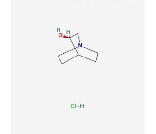 3-Quinuclidinol hydrochloride (CAS 6238-13-7) - chemical structure image
