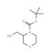 3(R)-Hydroxymethyl-4-bocmorpholine (CAS 215917-99-0) - chemical structure image