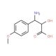 3-(S)-Amino-2-(S)-hydroxy-3-(4-methoxyphenyl)propionic acid (CAS 55610-83-8) - chemical structure image