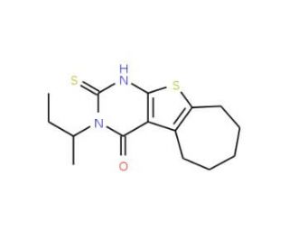 3-sec-Butyl-2-mercapto-3,5,6,7,8,9-hexahydro-10-thia-1,3-diaza-benzo[a]azulen-4-one - chemical structure image