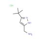 (3-tert-Butyl-1H-pyrazol-5-yl)methylamine hydrochloride - chemical structure image