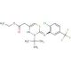 [3-tert-Butyl-2-(2-chloro-5-trifluoromethyl-phenylimino)-3,4-dihydro-2H-[1,3,4]thiadiazin-5-yl]-acetic acid ethyl ester - che