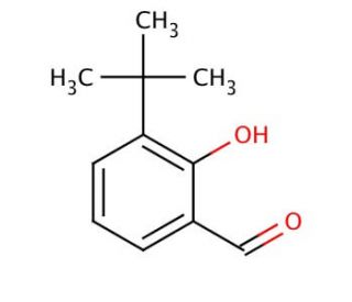 3-tert-Butyl-2-hydroxybenzaldehyde (CAS 24623-65-2) - chemical structure image