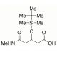 3-(tert-Butyldimethylsilyloxy)-5-(1-methylamino)-5-oxopentanoic Acid (CAS 1076199-66-0) - chemical structure image