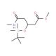 3-(TBDMS-oxy)-5-(1-methylamino)-5-oxopentanoic Acid Methyl Ester (CAS 1076199-67-1) - chemical structure image