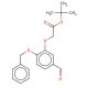 3 tert-Butyloxycarbonylmethyl oxo-4-benzyloxy-benzaldehyde - chemical structure image