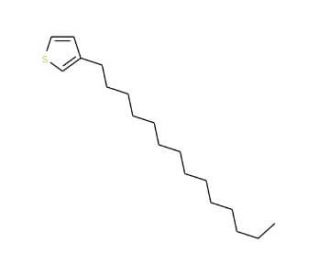 3-Tetradecylthiophene (CAS 110851-66-6) - chemical structure image