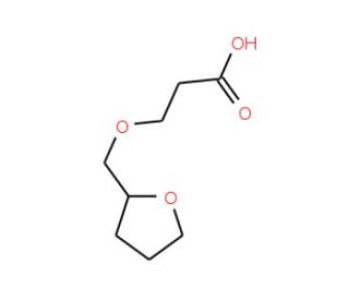 3-(tetrahydrofuran-2-ylmethoxy)propanoic acid - chemical structure image