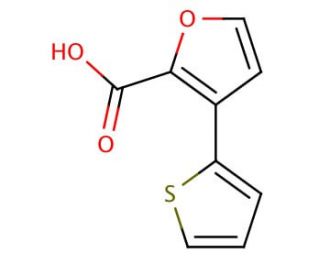 3-thien-2-yl-2-furoic acid - chemical structure image
