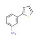 3-(Thien-2-yl)aniline (CAS 92057-12-0) - chemical structure image