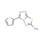 3-Thien-2-yl[1,2,4]triazolo[3,4-b][1,3,4]-thiadiazol-6-amine - chemical structure image
