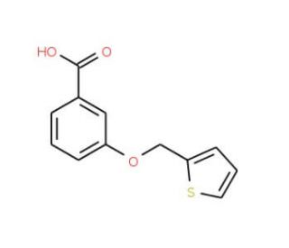 3-(thien-2-ylmethoxy)benzoic acid - chemical structure image
