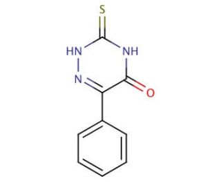 3-Thio-6-phenyl-2H-1,2,4-triazin-5-one - chemical structure image