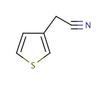 3-Thiopheneacetonitrile (CAS 13781-53-8) - chemical structure image