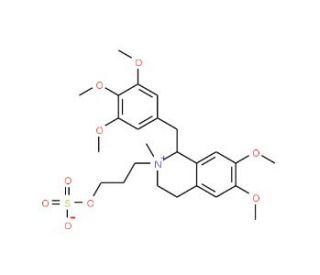 3-{trans-1,2,3,4-Tetrahydro-6,7-dimethoxy-2-(methyl-13C)-1-[(3,4,5-trimethoxyphenyl)methyl]-2-isoquinolinio}propyl-1-sulfate