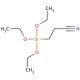 3-(Triethoxysilyl)propionitrile (CAS 919-31-3) - chemical structure image