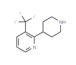 3-Trifluoromethyl-1&prime;,2&prime;,3&prime;,4&prime;,5&prime;,6&prime;-hexahydro-[2,4&prime;]bipyridinyl - chemical structure image
