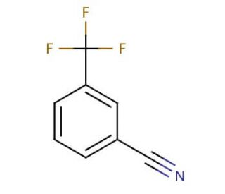 3-(Trifluoromethyl)benzonitrile (CAS 368-77-4) - chemical structure image