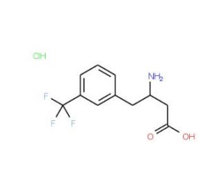3-Trifluoromethyl-D-beta-homophenylalanine hydrochloride (CAS 269726-73-0) - chemical structure image
