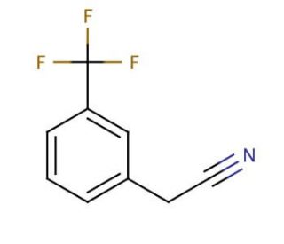3-(Trifluoromethyl)phenylacetonitrile (CAS 2338-76-3) - chemical structure image