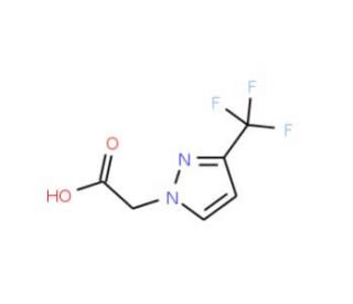 (3-Trifluoromethyl-pyrazol-1-yl)-acetic acid - chemical structure image