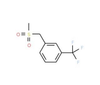3-Trifluoromethylbenzylmethylsulfone (CAS 25195-49-7) - chemical structure image