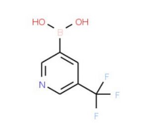 3-Trifluoromethylpyridine-5-boronic acid (CAS 947533-51-9) - chemical structure image