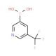 3-Trifluoromethylpyridine-5-boronic acid (CAS 947533-51-9) - chemical structure image