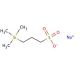 3-(Trimethylsilyl)-1-propanesulfonic acid sodium salt (CAS 2039-96-5) - chemical structure image