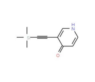 3-((Trimethylsilyl)ethynyl)pyridin-4-ol - chemical structure image