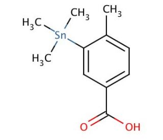 3-Trimethylstannyl-4-methyl Benzoic Acid - chemical structure image