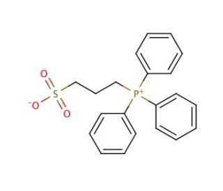 3-(Triphenylphosphonio)propane-1-sulfonate (CAS 116154-22-4) - chemical structure image