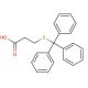 3-(Tritylthio)propionic acid (CAS 27144-18-9) - chemical structure image