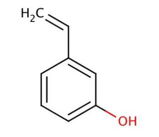 3-Vinylphenol (CAS 620-18-8) - chemical structure image