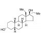 (3α,5β,17α)-13-Ethyl-18,19-dinorpregnane-3,17-diol (CAS 87304-65-2) - chemical structure image