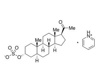 (3&alpha;)-Allopregnanolone Sulfate Pyridinium Salt (CAS 1177357-94-6) - chemical structure image
