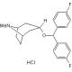3α-Bis-(4-fluorophenyl) methoxytropane hydrochloride (CAS 202646-03-5) - chemical structure image