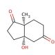 (3αS,7αS)-(+)-Hexahydro-3α-hydroxy-7α-methyl-1,5-indandione (CAS 33879-04-8) - chemical structure image