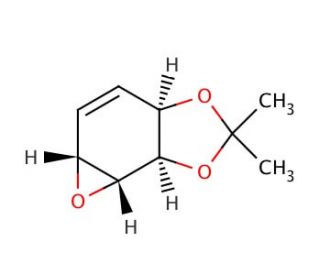 [3aR-(3a&alpha;,5a&beta;,6a&beta;,6b&alpha;)]-3a,5a,6a,6b-Tetrahydro-2,2-dimethyloxireno[e]-1,3-benzodioxole (CAS 145107-27-3) - chemical structure