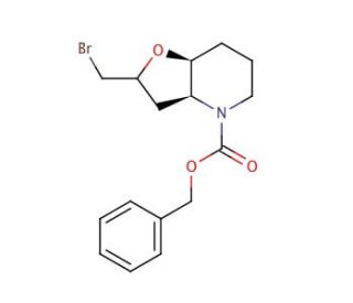 (3aS*,7aS*)-Benzyl 2-(bromomethyl)hexahydrofuro[3,2-b]pyridine-4(2H)-carboxylate (CAS 244056-98-2) - chemical structure image