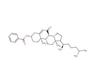 3&beta;-(Benzoyloxy)cholest-5-en-7-one (CAS 6997-41-7) - chemical structure image