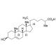 3β-Hydroxy-5-cholestenoic Acid (CAS 6561-58-6) - chemical structure image