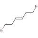 (3E)-1,6-Dibromo-3-hexene (CAS 59533-63-0) - chemical structure image