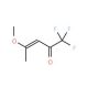(3E)-4-Methoxy-1,1,1-trifluoropent-3-en-2-one (CAS 102145-82-4) - chemical structure image