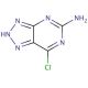3H-1,2,3-Triazolo[4,5-d]pyrimidin-5-amine, 7-chloro- (CAS 88780-84-1) - chemical structure image