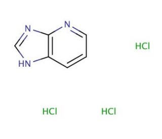 3H-Imidazo[4,5-b]pyridine 3HCl (CAS 929190-98-7) - chemical structure image