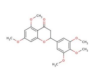3&prime;,4&prime;,5&prime;,5,7-Pentamethoxyflavanone (CAS 479672-30-5) - chemical structure image